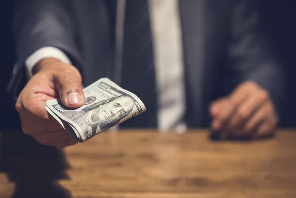 A man getting a fast personal loan